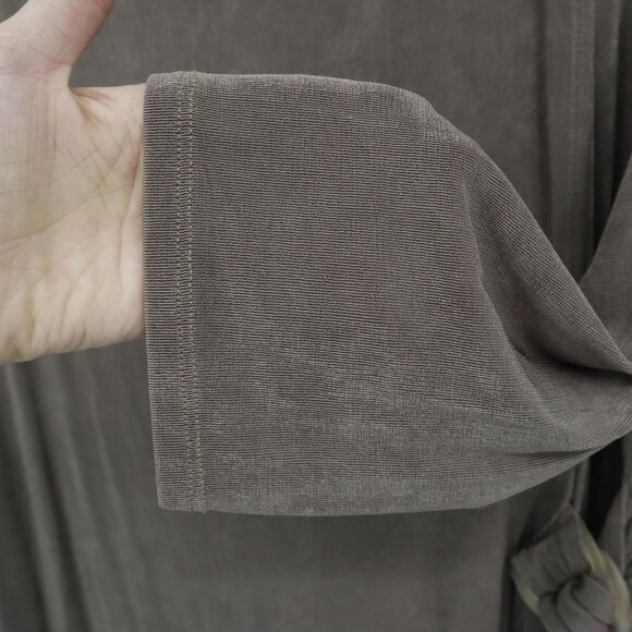 Chico's Travelers Tunic Top Womens 12/14 Brown Boho Modest Classic Earthy Casual - Picture 7 of 16